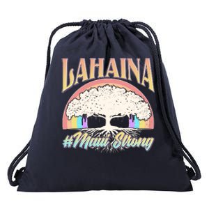 Lahaina Hawaii Banyan Tree #Maui Strong Drawstring Bag