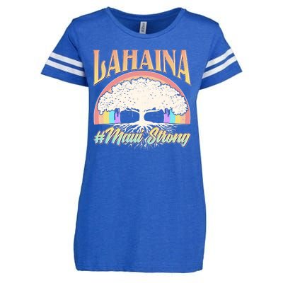 Lahaina Hawaii Banyan Tree #Maui Strong Enza Ladies Jersey Football T-Shirt