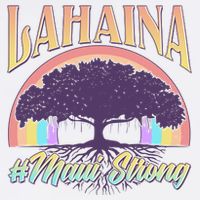 Lahaina Hawaii Banyan Tree #Maui Strong Garment-Dyed Sweatshirt