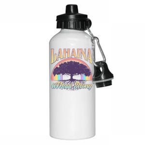 Lahaina Hawaii Banyan Tree #Maui Strong Aluminum Water Bottle