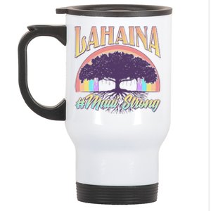 Lahaina Hawaii Banyan Tree #Maui Strong Stainless Steel Travel Mug