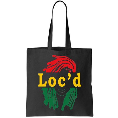Loc'd Hair Black Woman Melanin Juneteenth Bag