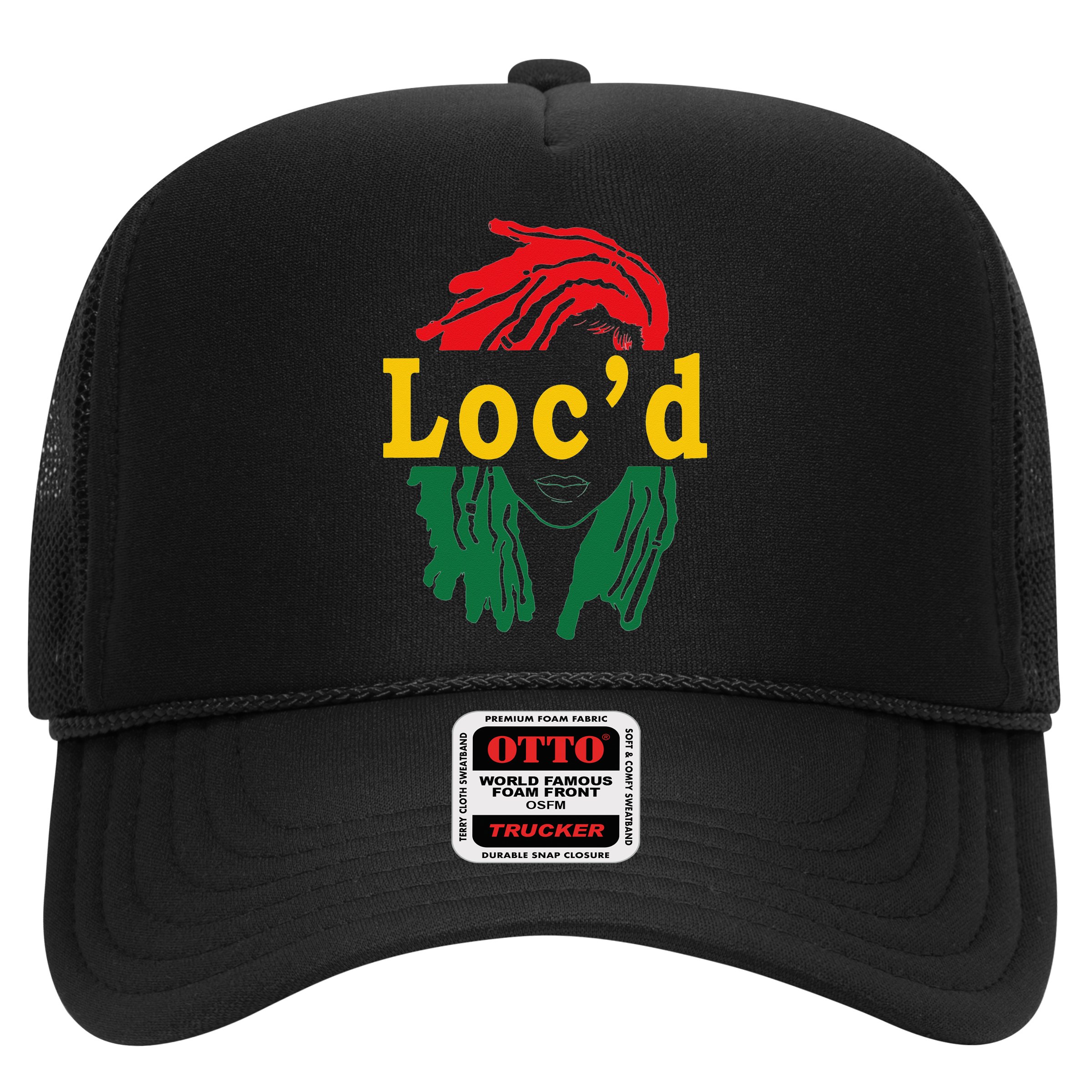 Loc'd Hair Black Woman Melanin Juneteenth Hat