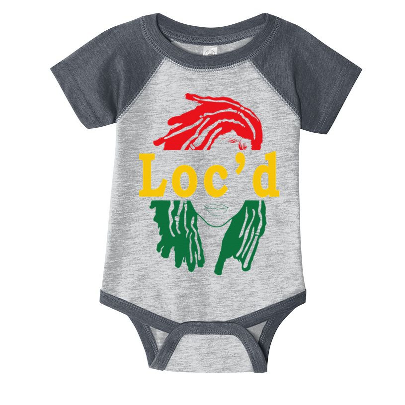 Loc'd Hair Black Woman Melanin Juneteenth Infant Baby Jersey Bodysuit