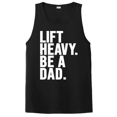 Lift Heavy Be A Dad Fit Dad Bod Fathers Day Gym Design Gift PosiCharge Competitor Tank