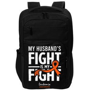 Leukemia Husband Blood Cancer Support Wife Impact Tech Backpack