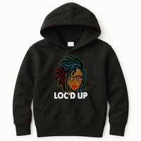 Locs Hair Black History Month For   Dreadlocks Kids Hoodie