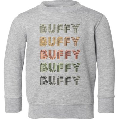 Love Heart Buffy Grungevintage Style Black Buffy Toddler Sweatshirt