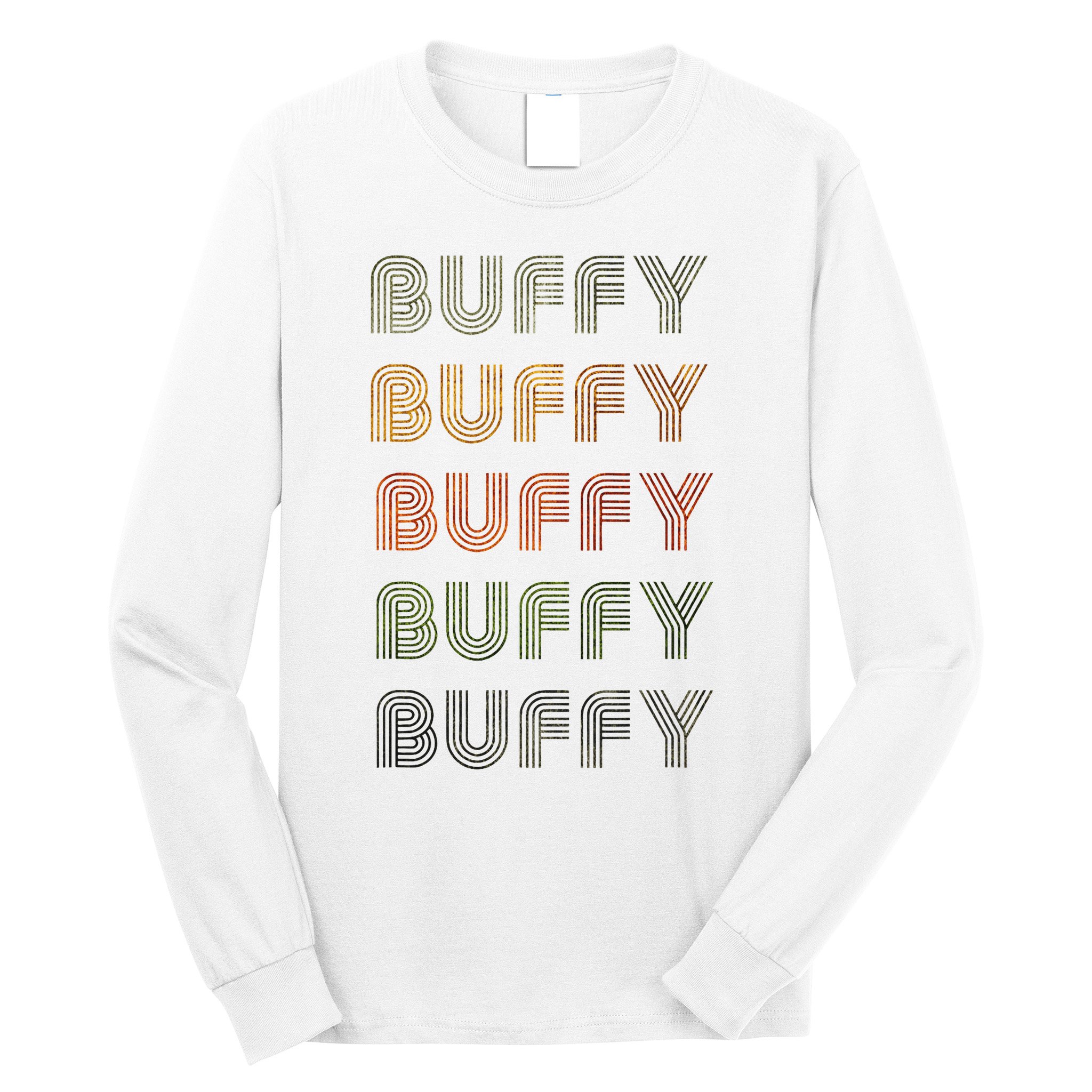 Love Heart Buffy Grungevintage Style Black Buffy Long Sleeve Shirt