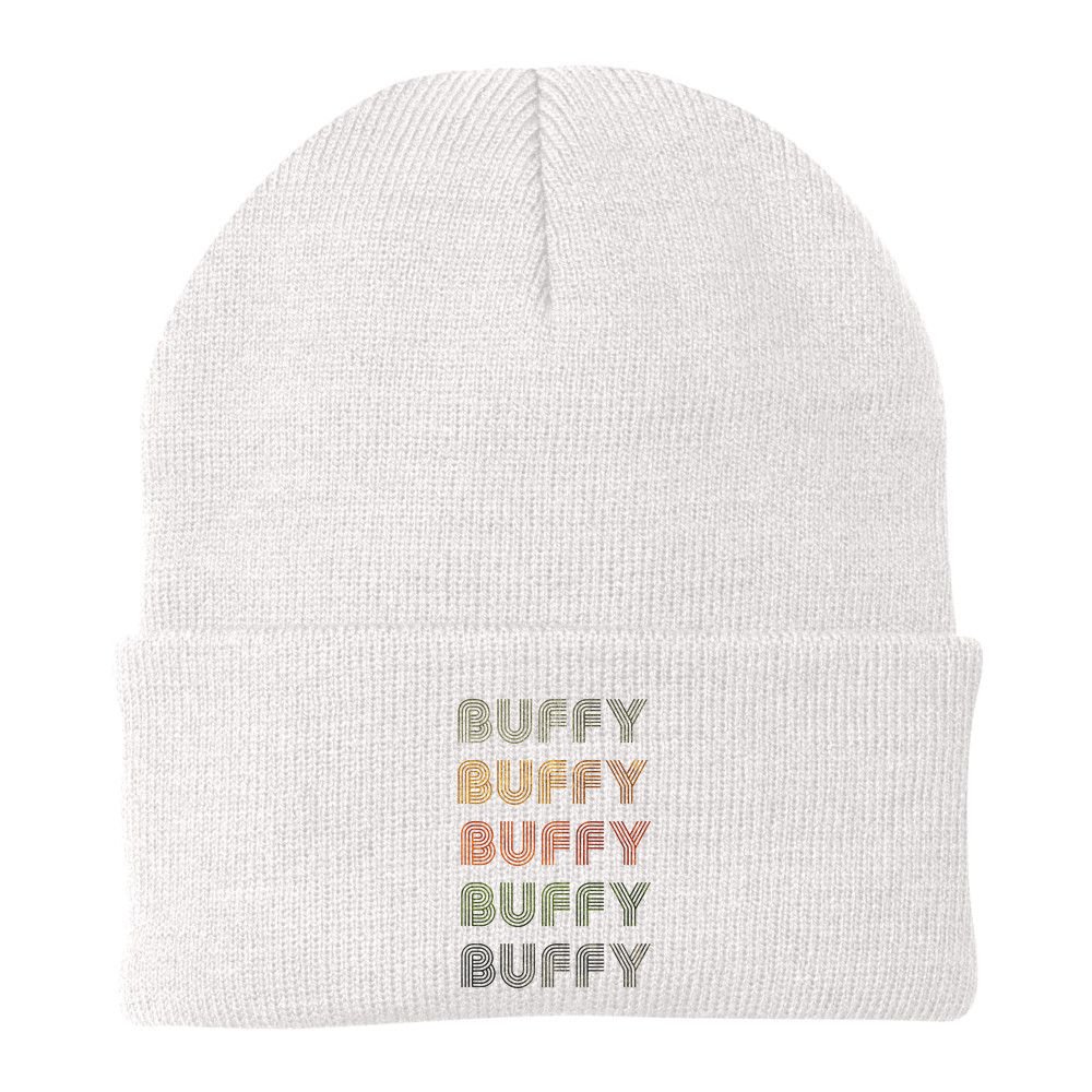 Love Heart Buffy Grungevintage Style Black Buffy Beanie