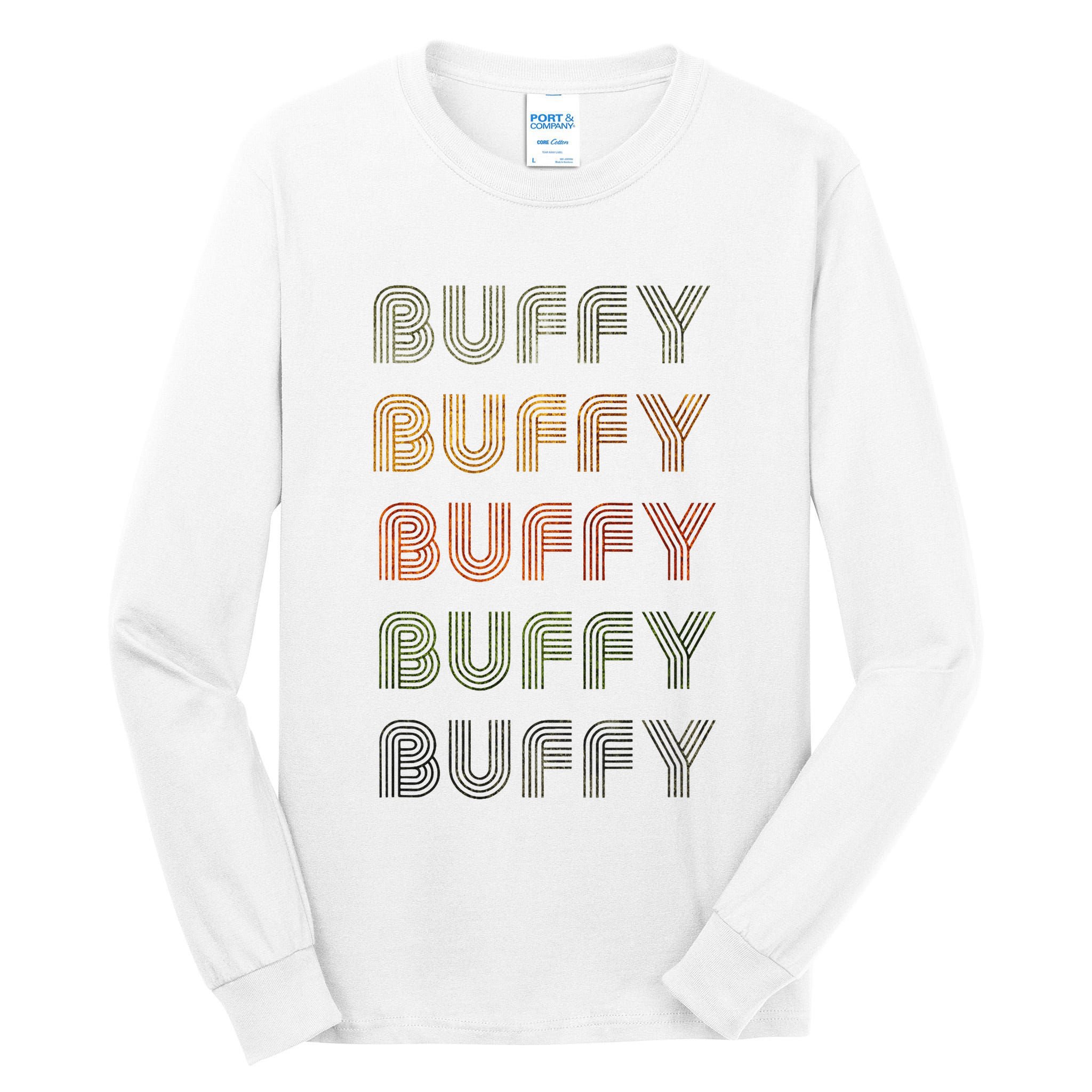 Love Heart Buffy Grungevintage Style Black Buffy Tall Long Sleeve T-Shirt