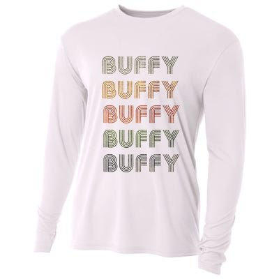 Love Heart Buffy Grungevintage Style Black Buffy Cooling Performance Long Sleeve Crew