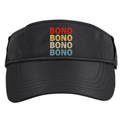 Love Heart Bono Grunge Vintage Style Black Bono Adult Drive Performance Visor