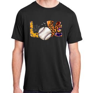 Leopard Halloween Baseball Tie Dye for Baseball Fans Adult ChromaSoft Performance T-Shirt