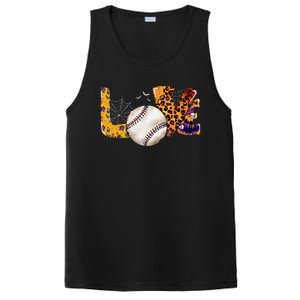 Leopard Halloween Baseball Tie Dye for Baseball Fans PosiCharge Competitor Tank