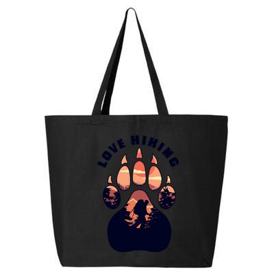 Love Hiking Bear Paw 25L Jumbo Tote