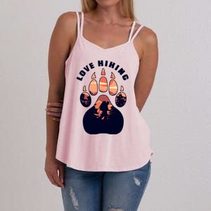 Love Hiking Bear Paw Women's Strappy Tank