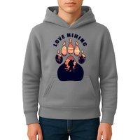 Love Hiking Bear Paw Kids Hoodie