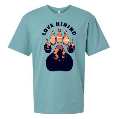 Love Hiking Bear Paw Sueded Cloud Jersey T-Shirt