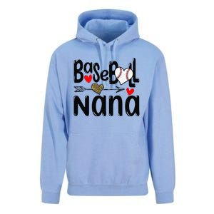 Leopard Heart Baseball Nana Cute Mother's Day Unisex Surf Hoodie