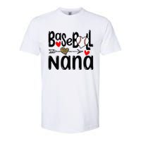 Leopard Heart Baseball Nana Cute Mother's Day Softstyle CVC T-Shirt