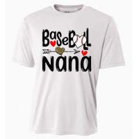 Leopard Heart Baseball Nana Cute Mother's Day Cooling Performance Crew T-Shirt