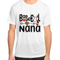 Leopard Heart Baseball Nana Cute Mother's Day Adult ChromaSoft Performance T-Shirt