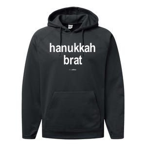 Limted Hanukkah Brat Performance Fleece Hoodie