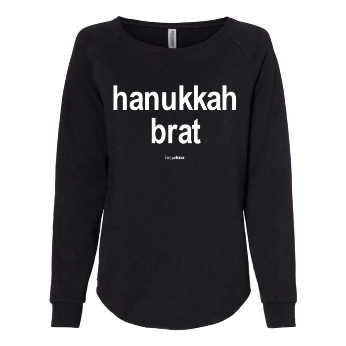 Limted Hanukkah Brat Womens California Wash Sweatshirt