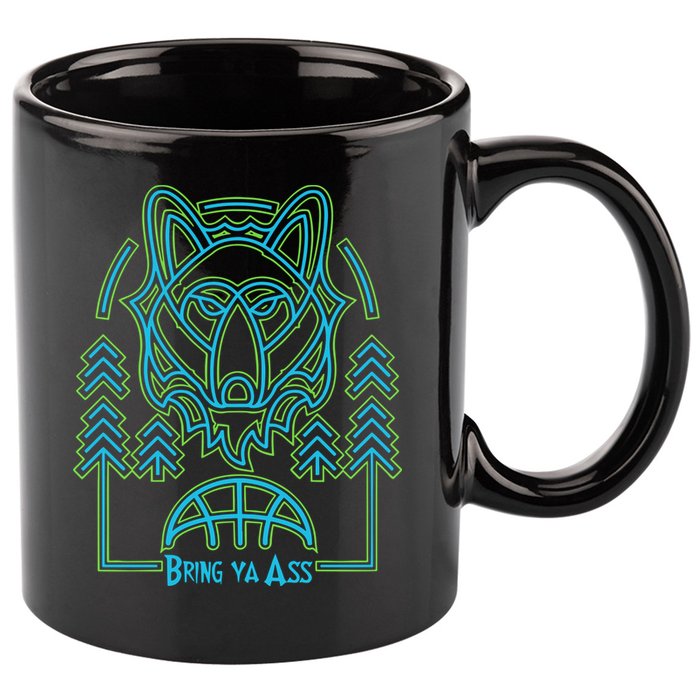 Limited Headflyer Brewing Bring Ya Ass 11oz C Handle Ceramic Mug