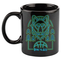 Limited Headflyer Brewing Bring Ya Ass 11oz C Handle Ceramic Mug