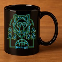 Limited Headflyer Brewing Bring Ya Ass 11oz C Handle Ceramic Mug