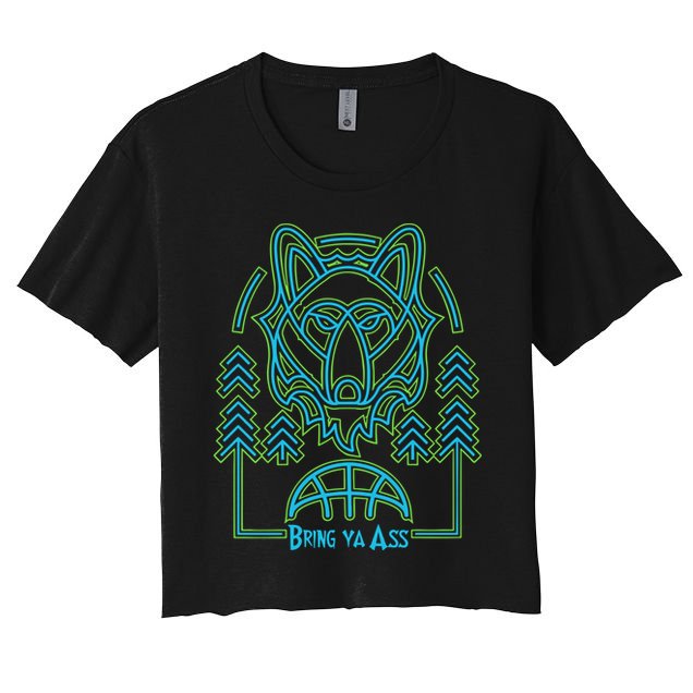 Limited Headflyer Brewing Bring Ya Ass Women's Crop Top Tee
