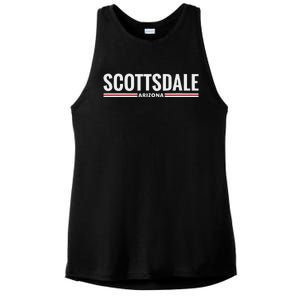 Loving Home City Scottsdale Arizona Ladies PosiCharge Tri-Blend Wicking Tank