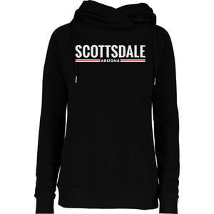 Loving Home City Scottsdale Arizona Womens Funnel Neck Pullover Hood