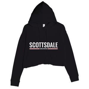 Loving Home City Scottsdale Arizona Crop Fleece Hoodie