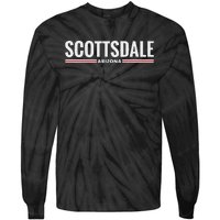 Loving Home City Scottsdale Arizona Tie-Dye Long Sleeve Shirt