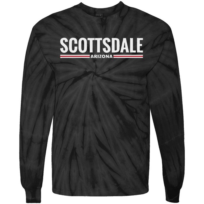 Loving Home City Scottsdale Arizona Tie-Dye Long Sleeve Shirt