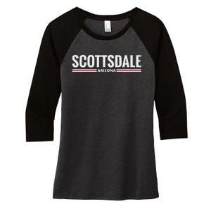 Loving Home City Scottsdale Arizona Women's Tri-Blend 3/4-Sleeve Raglan Shirt