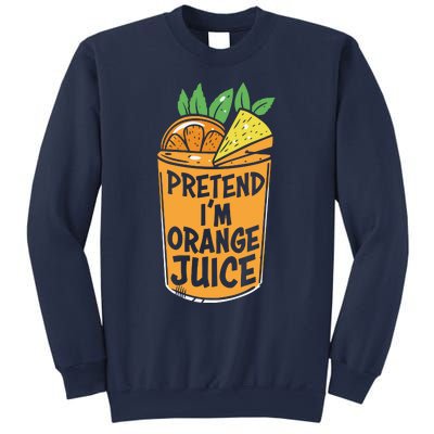 Lazy Halloween Costume Pretend Im Orange Juice, Funny Halloween Shirts Sweatshirt