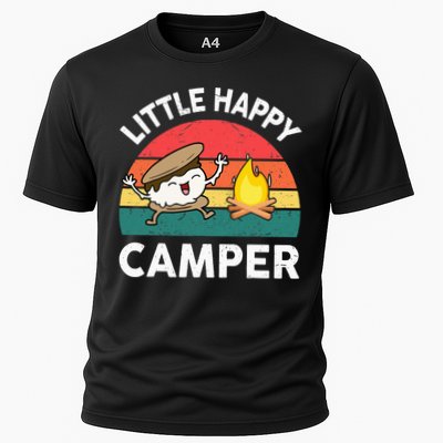 Little Happy Camper Funny Smore Camping Performance Shirt