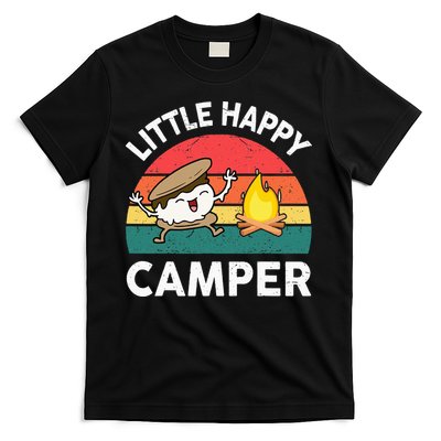 Little Happy Camper Funny Smore Camping T-Shirt