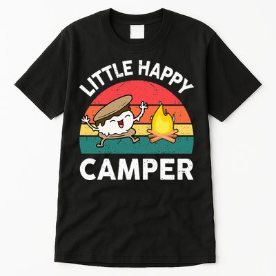 Little Happy Camper Funny Smore Camping Tall T-Shirt