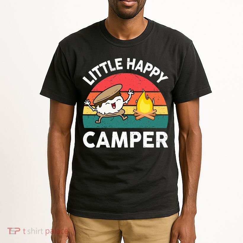 Little Happy Camper Funny Smore Camping Tall T-Shirt