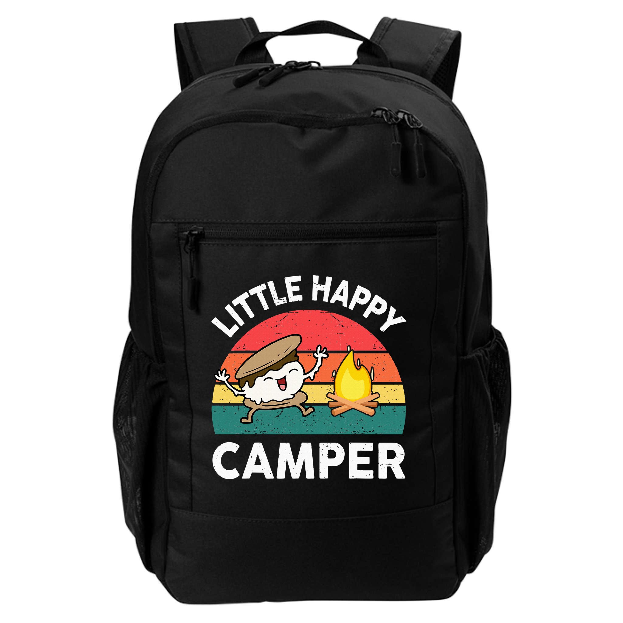 Little Happy Camper Funny Smore Camping Backpack