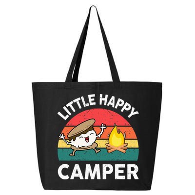 Little Happy Camper Funny Smore Camping 25L Jumbo Tote
