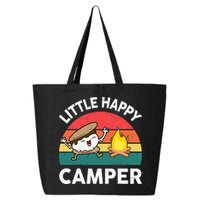 Little Happy Camper Funny Smore Camping 25L Jumbo Tote
