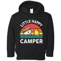 Little Happy Camper Funny Smore Camping Toddler Hoodie