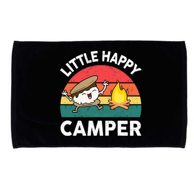 Little Happy Camper Funny Smore Camping Microfiber Hand Towel