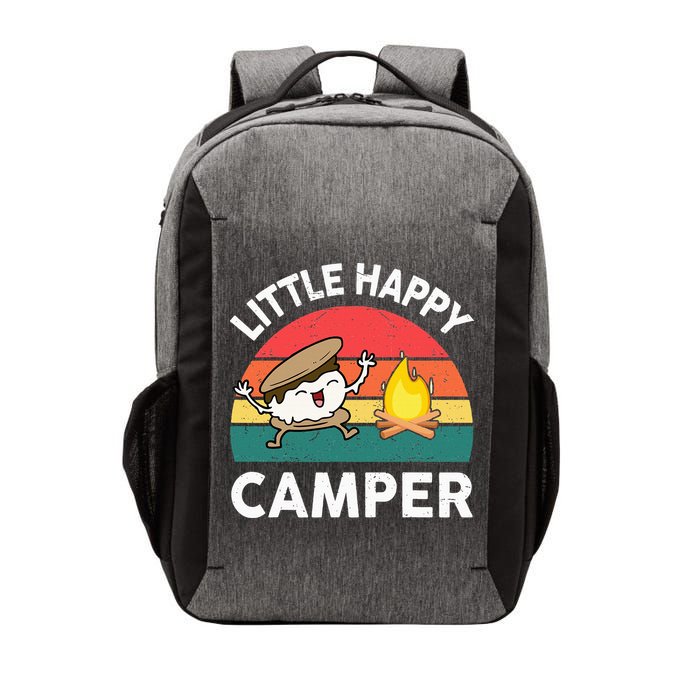 Little Happy Camper Funny Smore Camping Vector Backpack